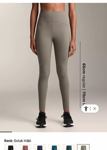 oysho Bej Spor Tayt - Görsel 4