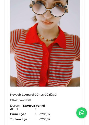 Bilge Karga Retro Kadın Gözlüğü - Görsel 2