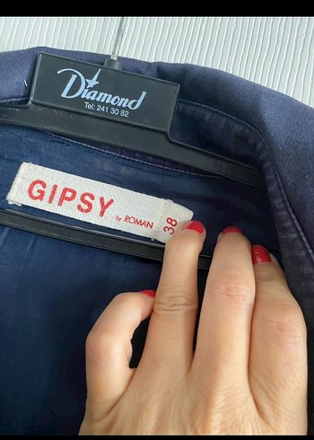 Roman Gibsy marka Kısa Kollu Lacivert Elbise - Görsel 2