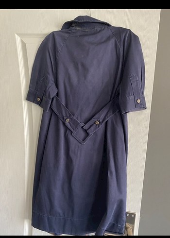 Roman Gibsy marka Kısa Kollu Lacivert Elbise - Görsel 4