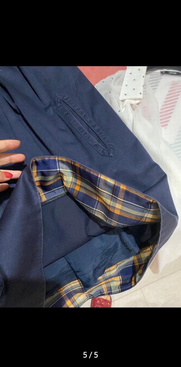 Roman Gibsy marka Kısa Kollu Lacivert Elbise - Görsel 5