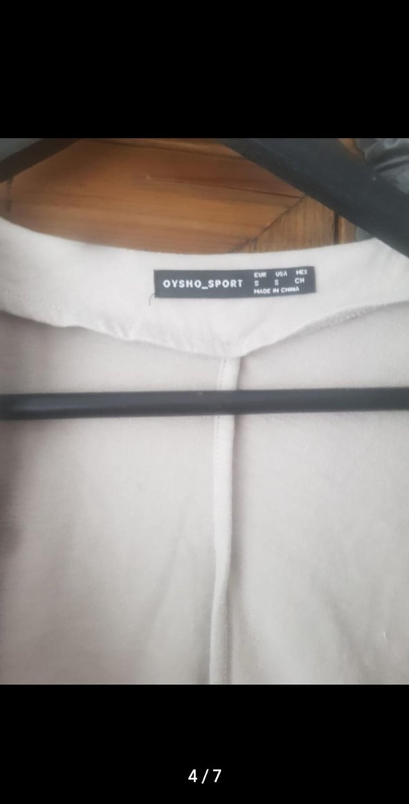 oysho pamuk kruveze bluz bej renkte - Görsel 2