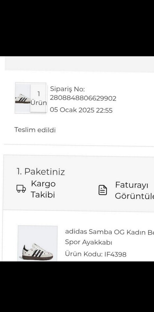 Adidas Samba OG Beyaz Kadın Sneaker - Görsel 3