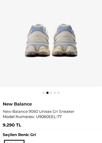 New balance 9060 Spor Ayakkabı - Görsel 3