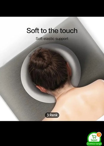 Boyun Yastığı Baş Destek Minderi masaj - Görsel 4