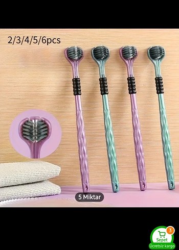 18 cm Diş Fırçası - 3 Adet yumuşak - Görsel 3