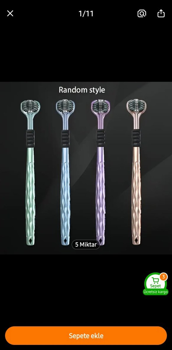 18 cm Diş Fırçası - 3 Adet yumuşak - Görsel 4