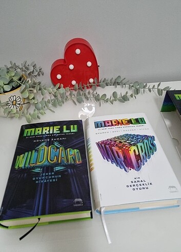 wildcard ve warcross ikili set, ciltli,yeni