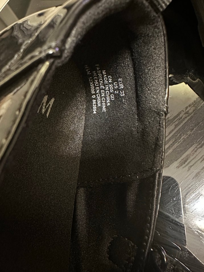 Kız Çocuk Siyah Fiyonklu Goth Babet - Görsel 3