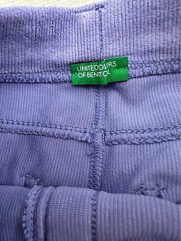 7 Yaş Beden Benetton jogger kadife pantolon