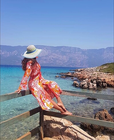 Trendyol & Milla #plajelbisesi #pareo #plajkıyafeti #kimono