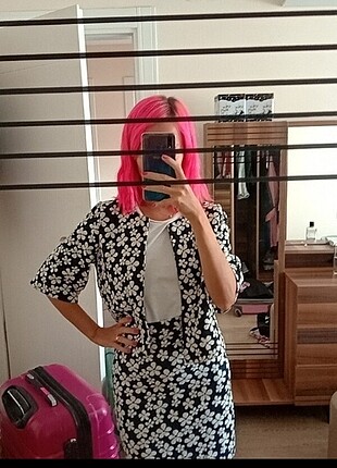 Small beden etek + ceket takım 