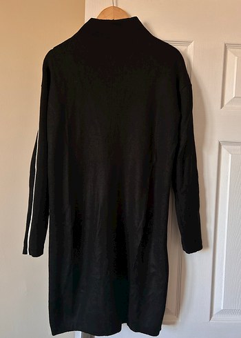 Siyah triko elbise - Görsel 4