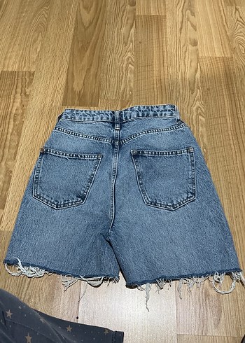 34 Beden mavi Renk Mavi Mini Kot Şort
