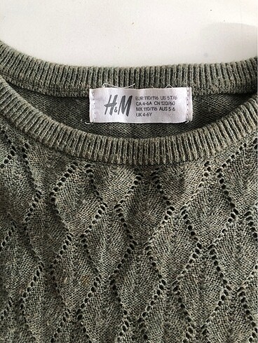 5 Yaş Beden haki Renk H&M 4-6 yaş elbise