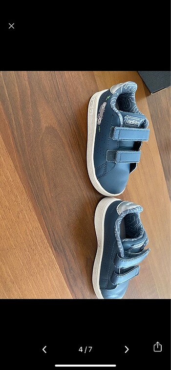 22 Beden gri Renk Adidas bebek ayakkabısı
