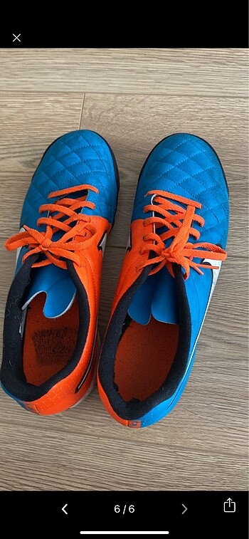 44 Beden çeşitli Renk Nike tiempo krampon halı saha ayakkabısı