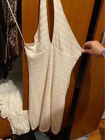 s Beden beyaz Renk H&M bridal elbise