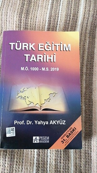 Türk eğitim tarihi prof. Dr. Yahya akyuz 