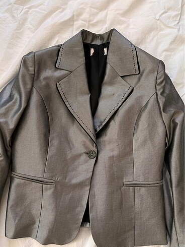 office siren parlak blazer ceket - Görsel 5