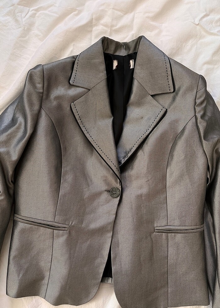 office siren parlak blazer ceket - Görsel 5