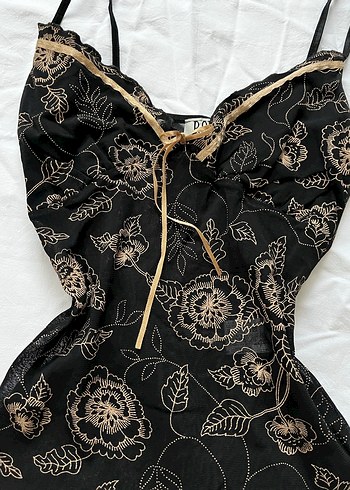 Dantel İşlemeli Siyah Transparan Strappy Büstiyer - Görsel 2