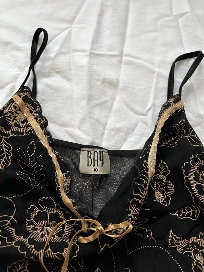 Dantel İşlemeli Siyah Transparan Strappy Büstiyer - Görsel 4