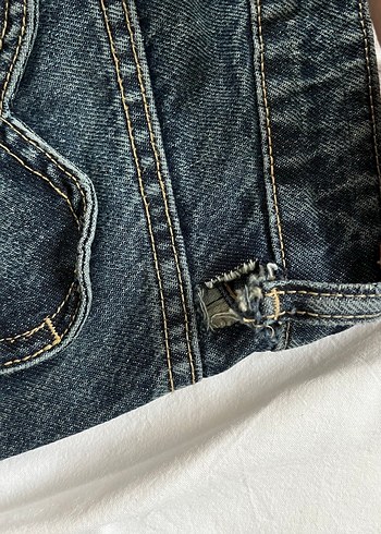Zara Kalp Detaylı Düşük Bel Jean - Görsel 6