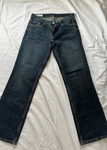 Zara Kalp Detaylı Düşük Bel Jean - Görsel 2