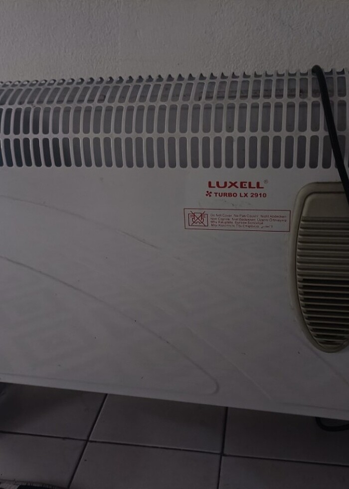 luxell turbo lx 2910 ısıtıcı - Görsel 2