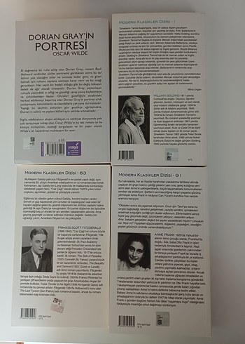 Dorian Gray - Sineklerin Tanrisi - Muhtesem Gatsby - Anne Frank - Görsel 2