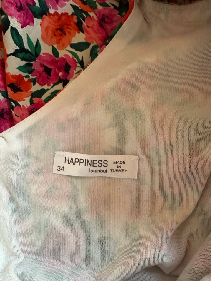 Çiçekli mini elbise - Görsel 4