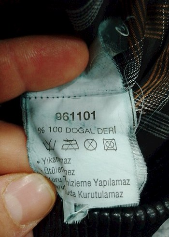 RAMSEY MARKA Siyah Deri  Biker Ceket - Görsel 5