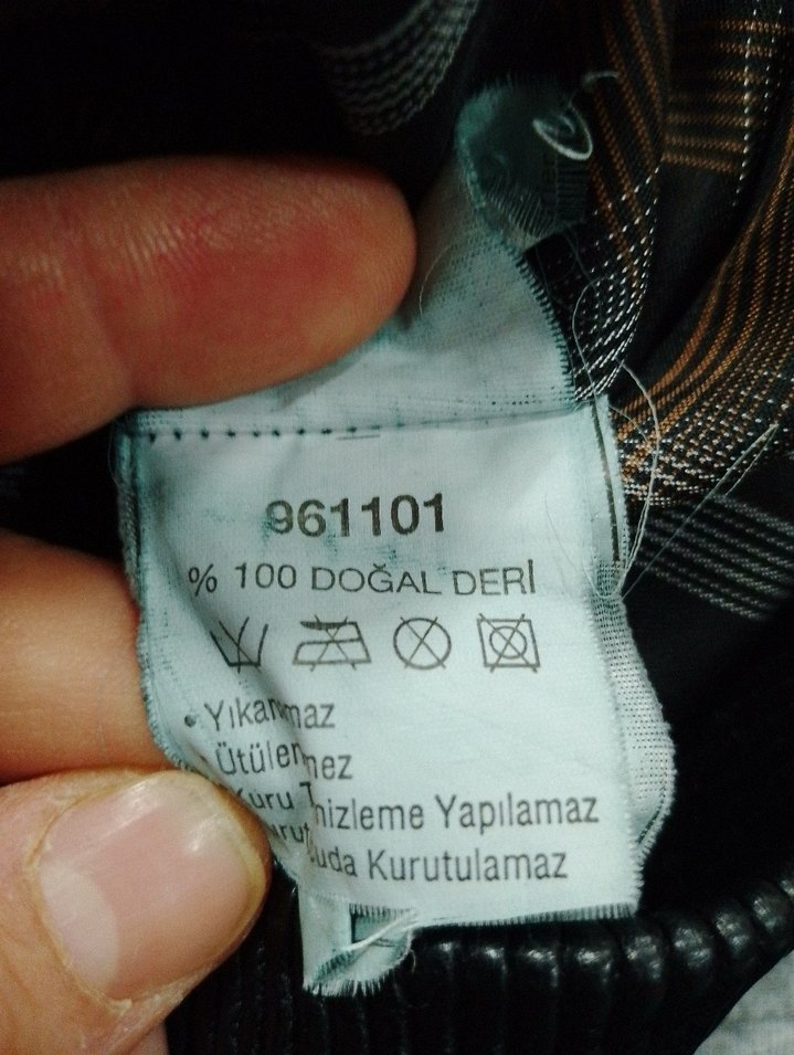 RAMSEY MARKA Siyah Deri  Biker Ceket - Görsel 5