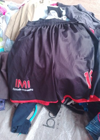 Siyah Mini Fit Erkek Spor Şort