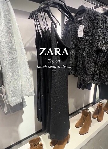 Taşlı zara elbise