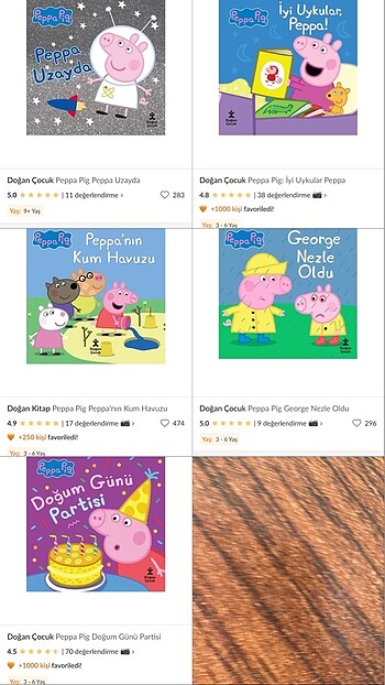Peppa kitapları