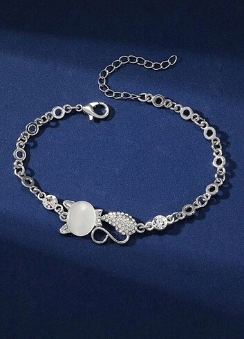 Sheinside Kedi gözü opal taşlı bileklik