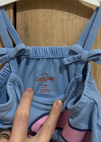 Kız Çocuk Pembe Flamingo Desenli tulum - Görsel 3