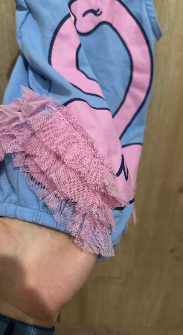 Kız Çocuk Pembe Flamingo Desenli tulum - Görsel 4