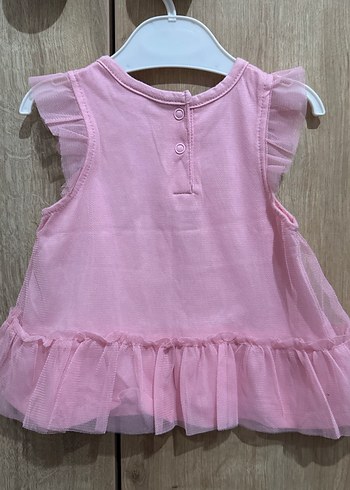 Kız Çocuk Pembe Fırfırlı bluz - Görsel 2