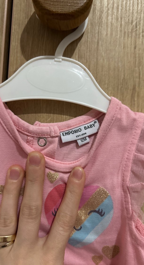 Kız Çocuk Pembe Fırfırlı bluz - Görsel 3