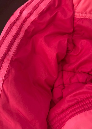 Kız Çocuk Kapüşonlu Fermuarlı Pembe Mont - Görsel 7