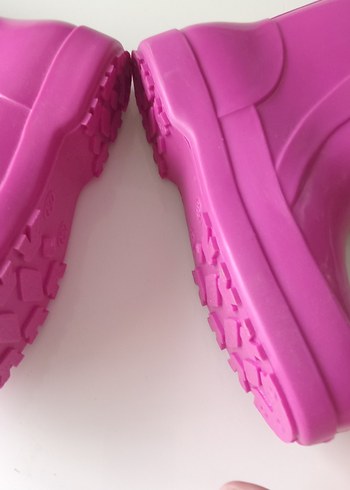 35 Beden pembe Renk Kız Çocuk Pembe yağmur çizmesi