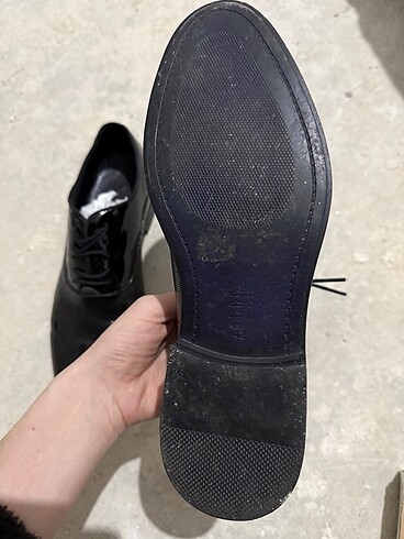 42 Beden siyah Renk Kiğılı Erkek Siyah Rugan Klasik Ayakkabı