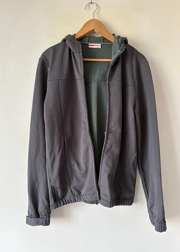 PRADA Gri Fermuarlı Spor Eşofman Takımı