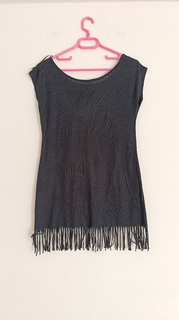 Püsküllü Plaj Elbisesi - Görsel 2