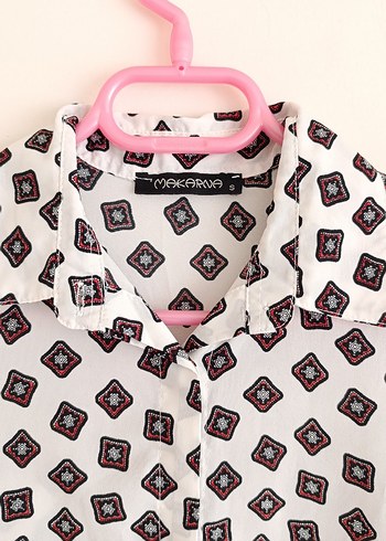 Düğmeli Uzun Kollu Kadın Gömlek - Görsel 2