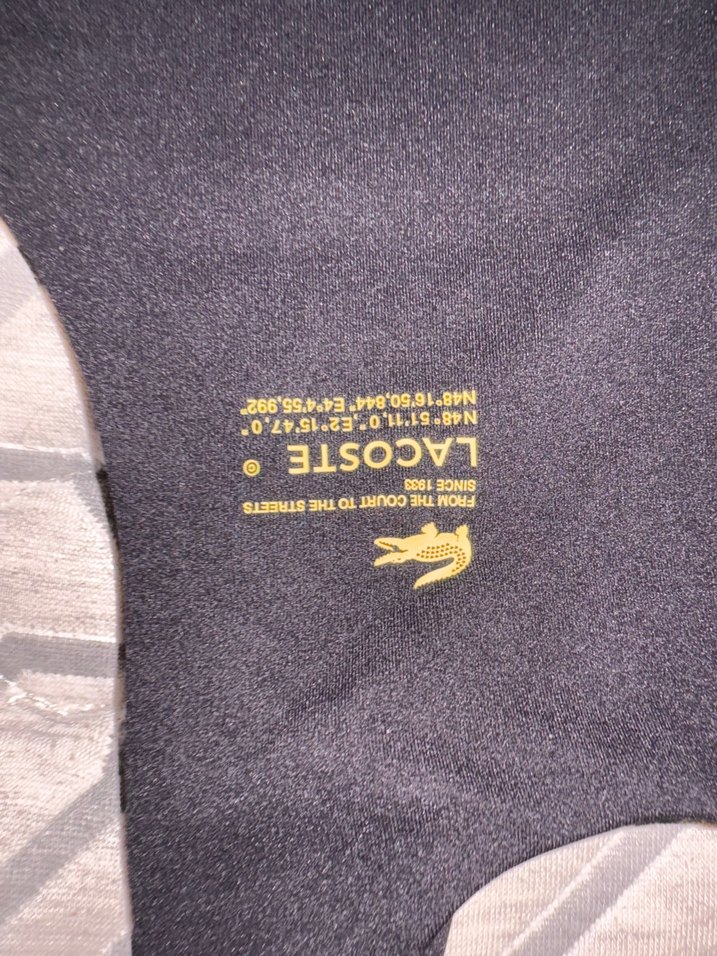 Lacoste Siyah Mini Spor Sütyen - Görsel 4