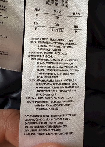 Siyah Kapüşonlu Kadın Kışlık Mont armani ördek tüyü - Görsel 5